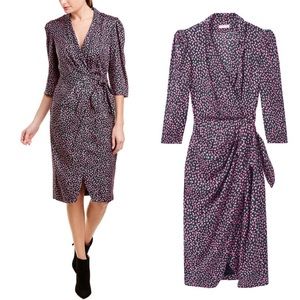 Rebecca Taylor 2 Long Sleeve Wild Rose wrap dress